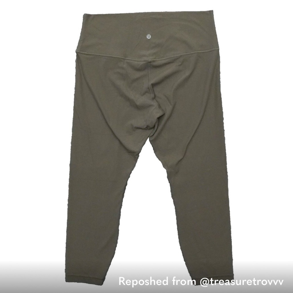 lululemon ribbed align leggings size 14 25”